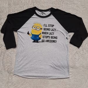 Universal Studios Despicable Me Lazy Minions Shirt